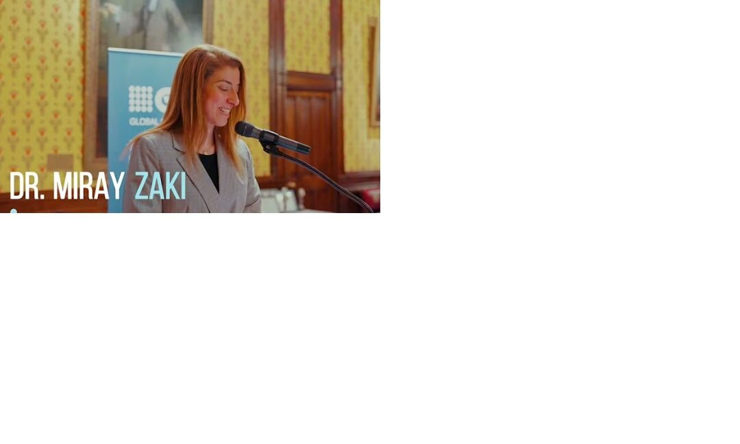 Dr. Miray Zaki, SSBR Graduate and Professor, Presents at the UK Parliament’s House of Lords